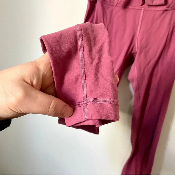 Lululemon Align Pant 28" *Wrap  Waist Moss Rose - Picture 8 of 11